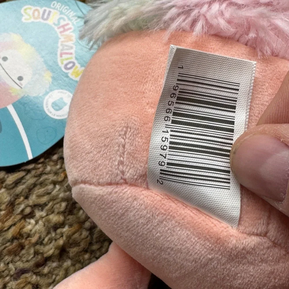 Squishmallows 5 Inch Diane the Bigfoot Pink‎ Rainbow First to Market Plush NWT